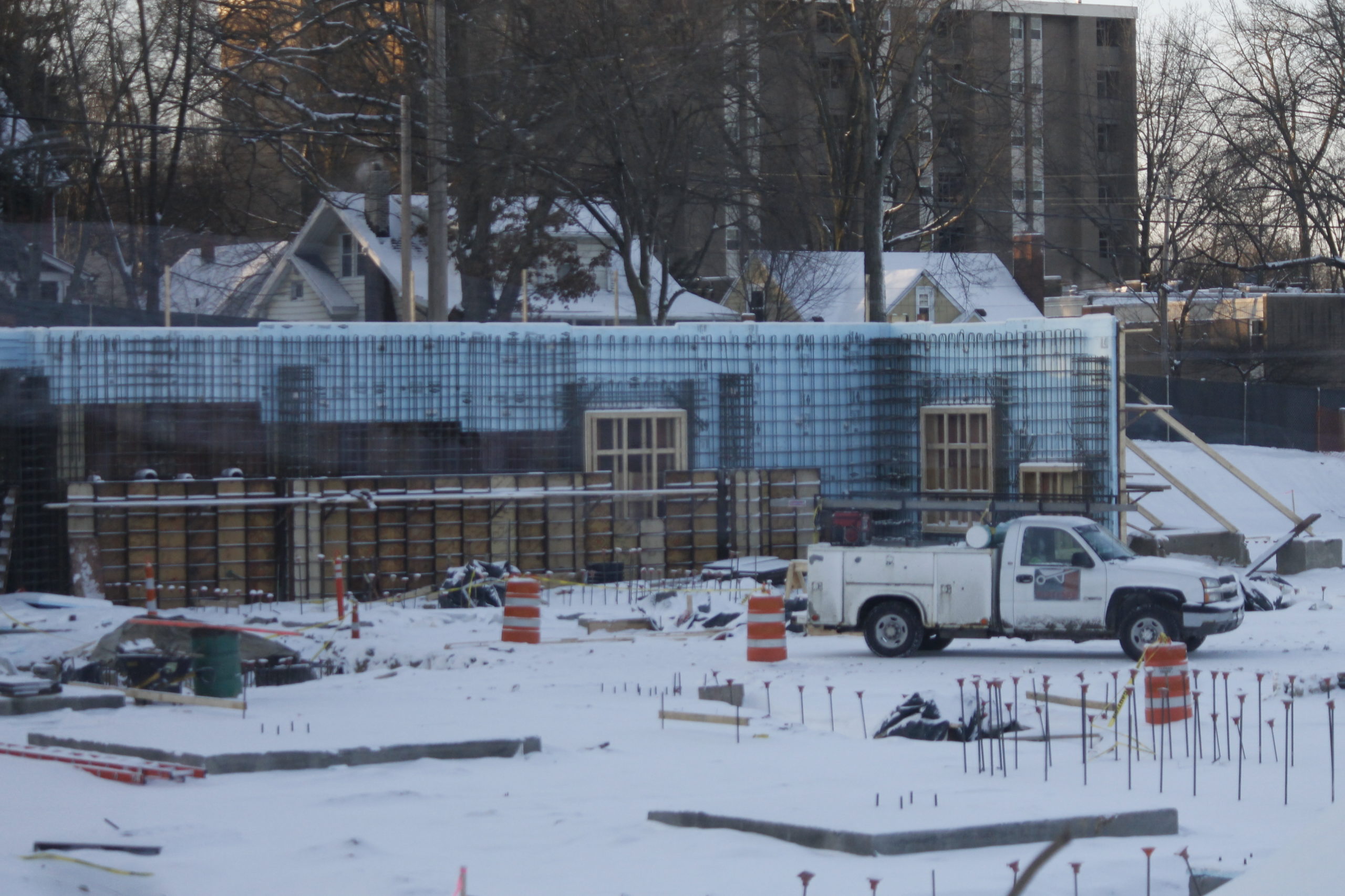 Construction for Kent State University's expansion is ongoing.